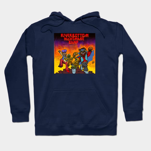 RiverBottom NightMare Band Hoodie by blakely737